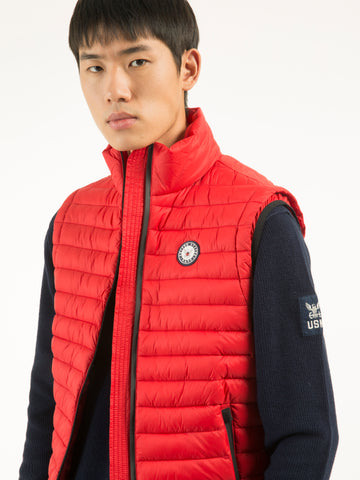 VEST TRAPUNTATA ROSSO